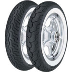 Dunlop D404 150/80B16 71H TT WWW Re. (Wide Whitewall)