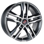 Barzetta Cavallo Titanium Polished Pakettiautoihin 7.5x17 jako: 5x120 et: 40
