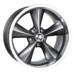 Boyd Coddington Wheels Junkyard Dog Gunmetal & Machined Lip 8x18 jako: 5x114.3 et: 6