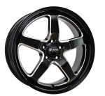 Statusfälgar B162 Black machined 8x18 jako:5x112 et:35