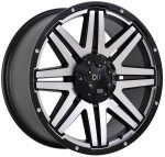 Statusfälgar D68 Flatblack machined face 9x20 jako:6x114,3 et:25