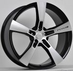 Statusfälgar P28 Black machined face 10x22 jako:5x130 et:45