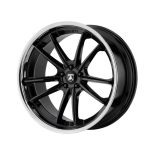 Statusfälgar AB23 Gloss Black Chrome Lip 10.5x22 jako:5x120 et:35