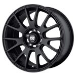 Statusfälgar MR118 Matte Black 8x17 jako:5x114,3 et:45