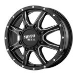 Statusfälgar MO995 Satin Black Milled - Front 8.25x20 jako:8x210 et:127