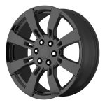 Statusfälgar PR144 Gloss Black 9x22 jako:6x139,7 et:31