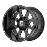 Statusfälgar XD825 Gloss Black Milled 9x20 jako:6x135/139,7 et:0