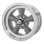 Statusfälgar VN105 Torq Thrust Gray Machined Lip 8x16 jako:5x120,65 et:-12