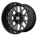 Statusfälgar XD849 Gloss Black Milled 9x20 jako:6x139,7 et:18