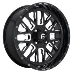 Statusfälgar FC611 GLOSS BLACK MILLED 10x20 jako:6x135/139,7 et:-19