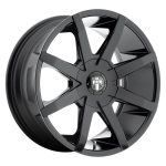 Statusfälgar DC110 GLOSS BLACK 9.5x22 jako:5x115/120,65 et:15