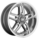 Statusfälgar UC129 MATTE GUN METAL MILLED 8.5x20 jako:5x120,65 et:7