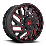 Statusfälgar FC656 GLOSS BLACK RED TINTED CLEAR 8.25x20 jako:8x165,1 et:105