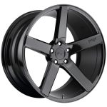 Statusfälgar NC188 GLOSS BLACK 10x22 jako:5x127 et:35