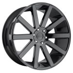 Statusfälgar DC219 GLOSS BLACK 10x24 jako:6x139,7 et:20