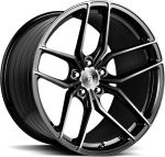 Rautamo Netto R-SERIES R8 Gloss Black Tinted Face 9x22 jako:5x120 et:30