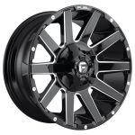 Statusfälgar FC615 GLOSS BLACK MILLED 9x18 jako:6x135/139,7 et:1