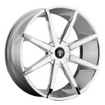 Statusfälgar DC201 CHROME PLATED 9.5x22 jako:6x135/139,7 et:25