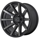 Statusfälgar XD847 Satin Black With Gray Tint 9x20 jako:5x127 et:18
