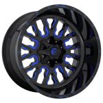 Statusfälgar FC645 GLOSS BLACK BLUE TINTED CLEAR 10x20 jako:6x135/139,7 et:-19