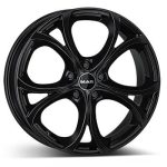 Alcar Standard MAK Lario Gloss Black 8x18 jako:5x110 et:34