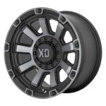 Statusfälgar XD852 Satin Black With Gray Tint 9x17 jako:6x135/139,7 et:0