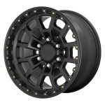 Statusfälgar KM718 Satin Black 8.5x17 jako:6x135 et:0