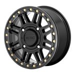 Statusfälgar KS250 Satin Black With Gloss Black Ring 10x15 jako:4x137 et:0