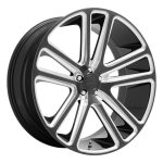 Statusfälgar DC255 Gloss Black Milled 10x24 jako:6x139,7 et:30