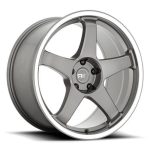 Statusfälgar MR151 CS5 GUNMETAL W/ MACHINED LIP 9.5x19 jako:5x100 et:40