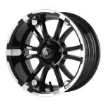 Statusfälgar FA134 Machined Matte Black 6.5x14 jako:4x101,6 et:-20