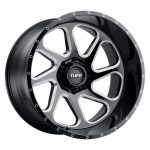 Statusfälgar T2B GLOSS BLACK W/ MILLED SPOKES 14x24 jako:5x127 et:-72