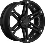 Statusfälgar D01 Flatblack Chrome inserts 9x20 jako:6x114,3/120 et:20