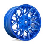 Statusfälgar D770 TWITCH ANODIZED BLUE MILLED 10x22 jako:6x135/139,7 et:-18