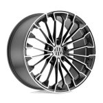 Statusfälgar WURTTEMBURG GUNMETAL W/ MIRROR CUT FACE 10.5x18 jako:5x130 et:55