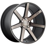 Statusfälgar NC150 MATTE BLACK MACHINED 8.5x19 jako:5x112 et:34