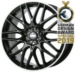 CMS CMS C25 Diamond Rim Black Gloss (long bolt MB) 9x20 jako:5x112 et:57