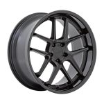 Statusfälgar AR942 MATTE BLACK W/ GLOSS BLACK LIP 11x20 jako:5x115 et:22