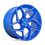 Statusfälgar M268 TORSIONI ANODIZED BLUE MILLED 10.5x20 jako:5x112 et:40