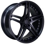 Statusfälgar B767 Flatblack 9.5x19 jako:5x112 et:40