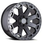 Wheel Pros Black Rhino Warlord Matte Gunmetal 8x17 jako:5x120 et:35