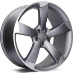 Statusfälgar Graphene Matt Anthracite Front Polished 8x18 jako:5x112 et:45