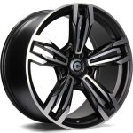 Statusfälgar Dynamite Matt Black Front Polished 8.5x18 jako:5x120 et:30