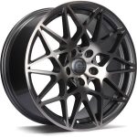 Statusfälgar Crazy Anthracite Front Polished 8.5x18 jako:5x120 et:35