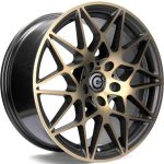 Statusfälgar Crazy Black Glossy Gold Front 8.5x18 jako:5x120 et:35
