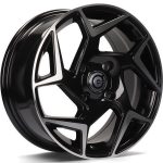 Statusfälgar Clipper Black Front Polished 6.5x15 jako:4x108 et:40