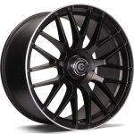 Statusfälgar Dark Deep Matt Black Lip Polished 8x18 jako:5x112 et:35
