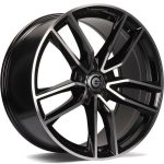 Statusfälgar Invention Black Front Polished 11x21 jako:5x112 et:49