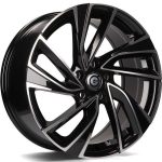 Statusfälgar Monaco Black Front Polished 7.5x17 jako:5x112 et:42