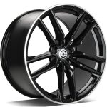 Statusfälgar Invention Black Glossy Lip Polished 11x21 jako:5x112 et:49